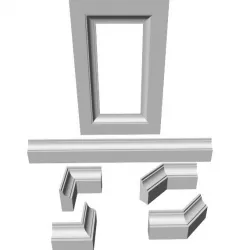 Moulding 3D model