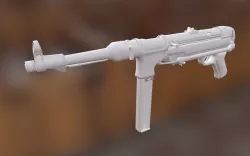 mp 40  Low-poly  3D model