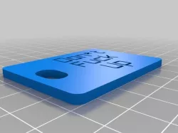My Customized Customizer Version of luggage label