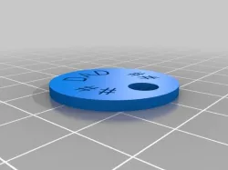 My Customized Shopping Cart Token (dualstrusion)