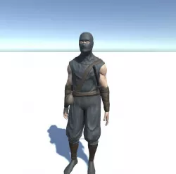 Ninja Low-Poly Game-Ready Low-poly  3D model