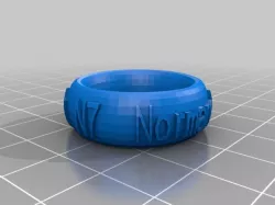 Normandy Text Ring