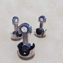 piston clock