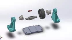 Pulley in SolidWorks