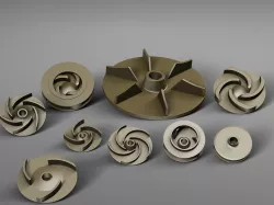 Pump Impeller 3D model