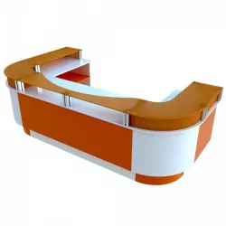 Reception desk Low-poly  3D model