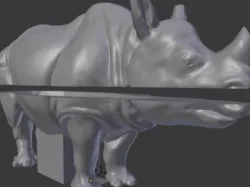 Rhino penny bank