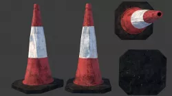 Road cone 3D model
