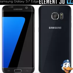 Samsung Galaxy S7 Edge for Element 3D 3D model