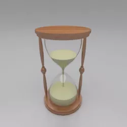 SAND TIMER Low-poly  3D model