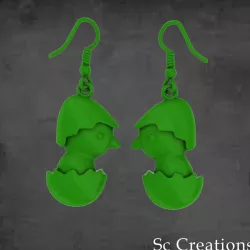 SCE 002 Easter Earring 3D model