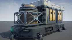 Sci-Fi Facility 01 - game model Low-poly  3D model