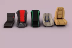 Seat Collection 5 piece 3D model