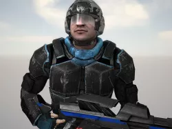 SFSoldier Low-poly  3D model