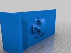 Skull Bookend