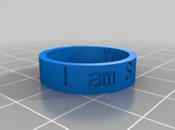 slagle ring with words