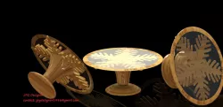Snowflake table! :) designed in Solidworks! :)