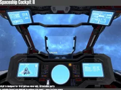 Spaceship Cockpit II Low-poly  3D model