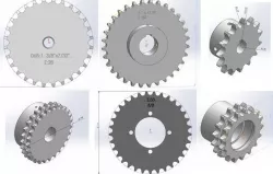 sprocket - Chain teeth 3D model