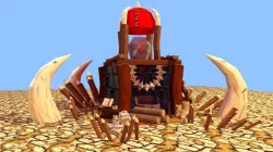 Stylized Orc Town - Vudoo Building Low-poly  3D model