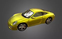 The Porsche 991 Obj Dae Collada Fbx 3Ds 3D Printable Stl Model Low-poly  3D model