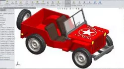 Toy jeep Assembly
