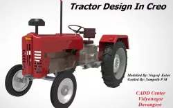 TRACTOR MODEL IN CREO