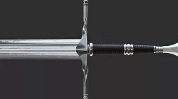 Whitcher Sword Low-poly  3D model
