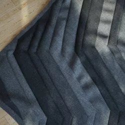 zigzag carpet 3D model