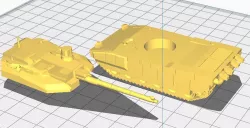 1/100 AMX Leclerc S2 (FDM compatible - resin printer recommend)