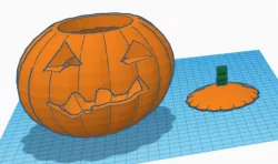 3d printable Jack-o-lantern