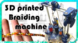 3D printed braiding machine