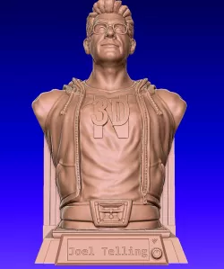 3D Printing Nerd - Joel Telling bust