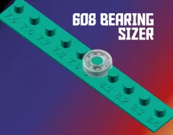 608 Skateboard Bearing Sizer