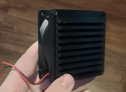 80mm fan angled vent