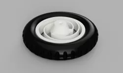 A spring-loaded RC plane wheel that really works