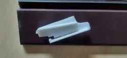 Adjustable aluminum window support