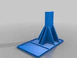 AR15 Stand with Integrated Parts Trays