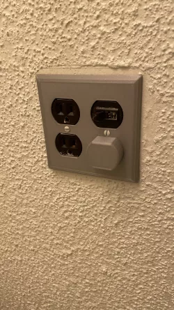 Basement Bath Switch Plate