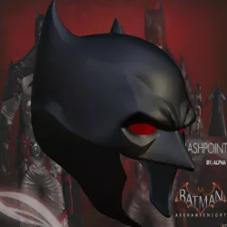 Batman Flashpoint Inspired Mask