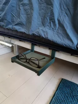Bed floating little table