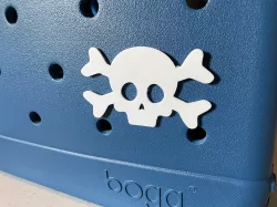 Bogg Bag Charm Skull and Crossbones