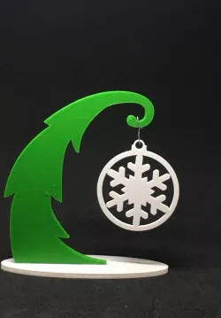 Christmas tree with ball