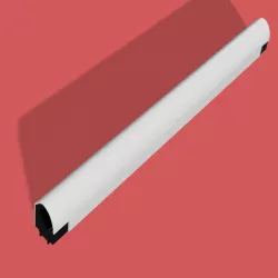 Clip on Diffuser for LED Strip Holder for 3030 Extrusion