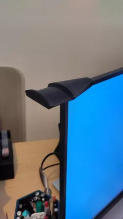 Clip-on Monitor Headphone Holder