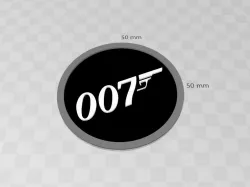 Coaster - 007 Logo