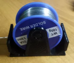 Compact Solder Spool Holder