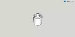 Concentric pen cup