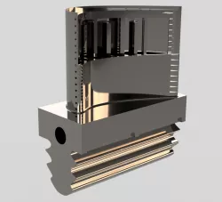 Cooled Turbine Blade
