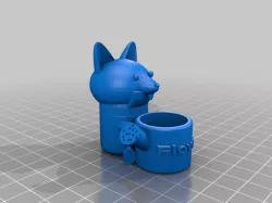 Corgi Flower Pot